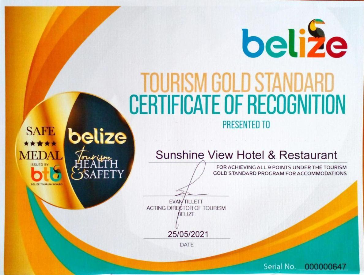 Sunshine View Hotel And Restaurant Corozal Exterior foto